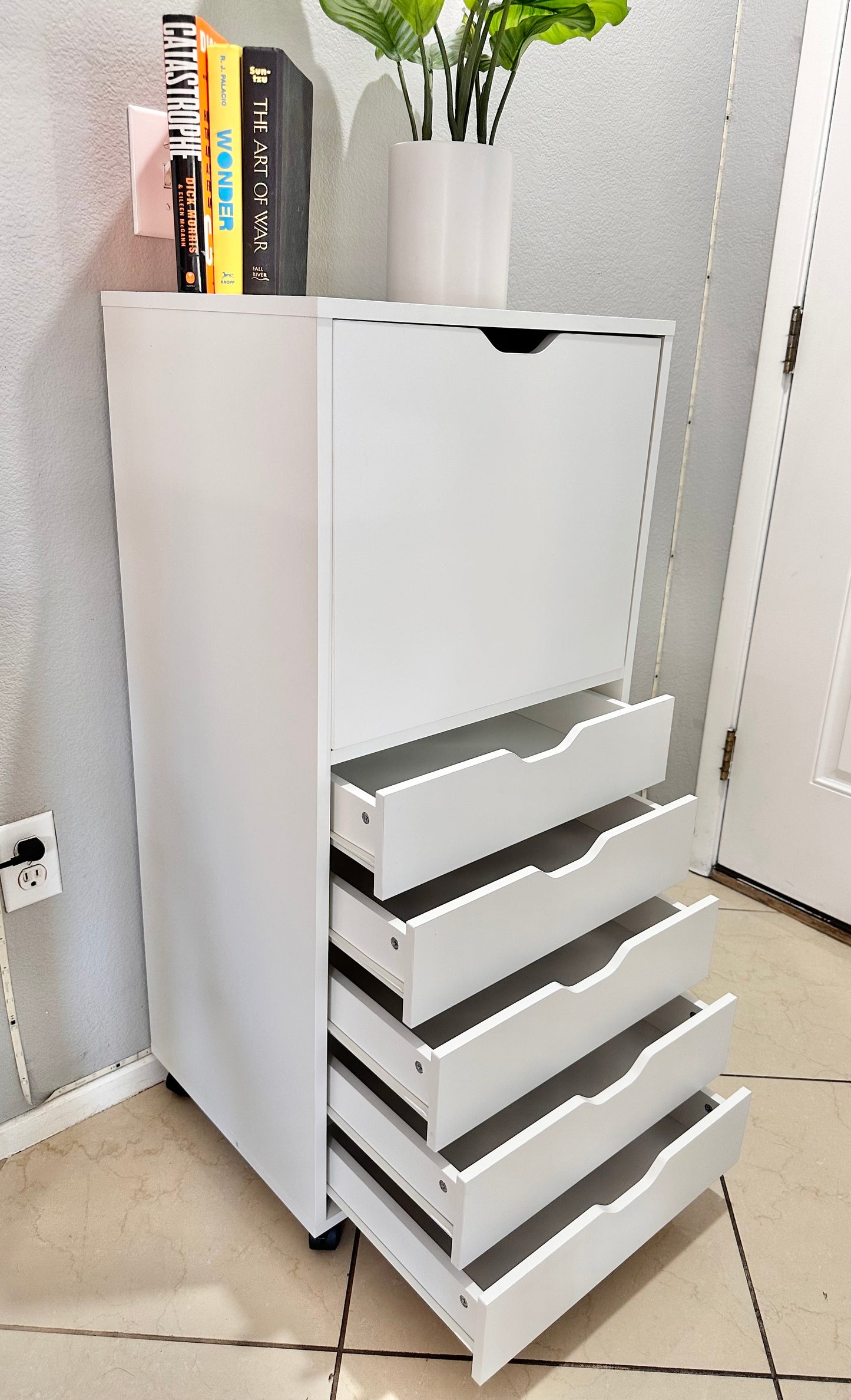 5 Drawer Upper Cabinet Storage Organizer