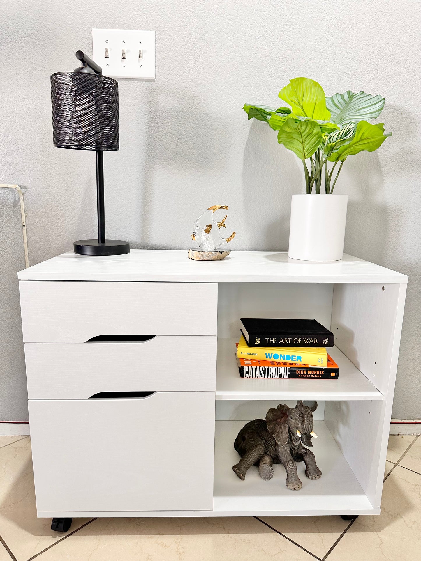 3 Drawer Filing Storage Shelf