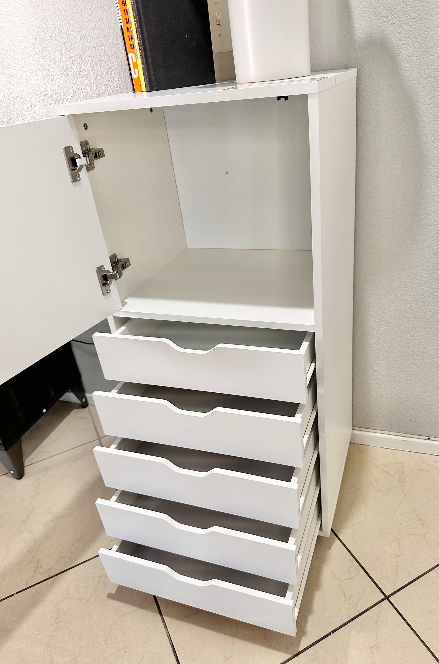 5 Drawer Upper Cabinet Storage Organizer