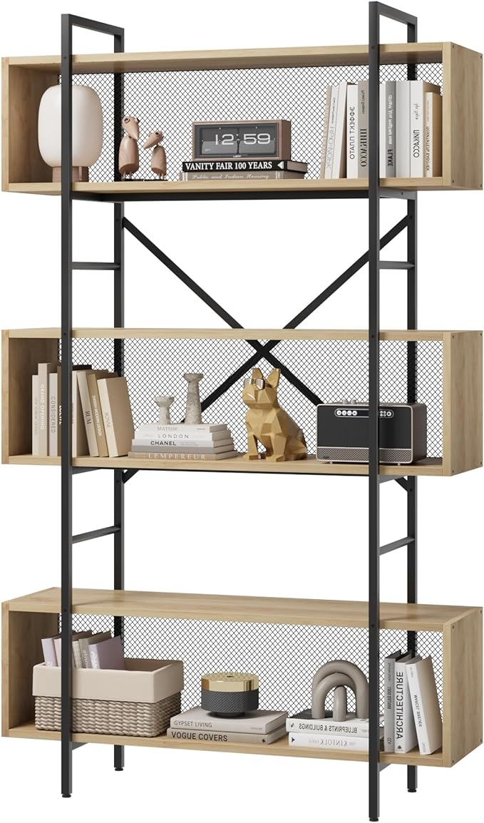 6 Tier Modern Contemporary Book Shelf