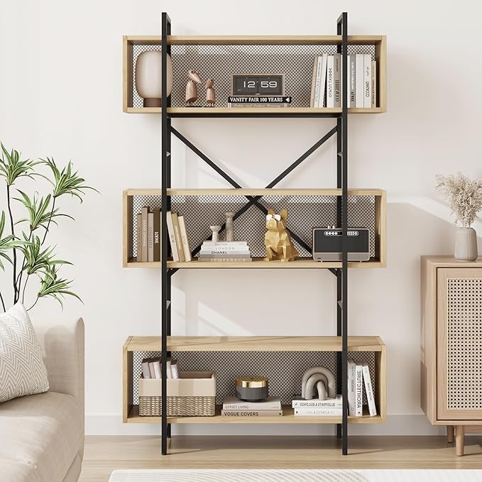 6 Tier Modern Contemporary Book Shelf