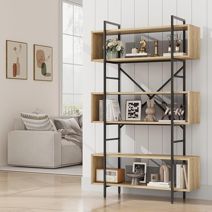 6 Tier Modern Contemporary Book Shelf