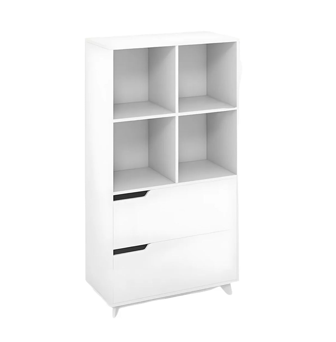 2 Drawer White Cube Storage Organizer