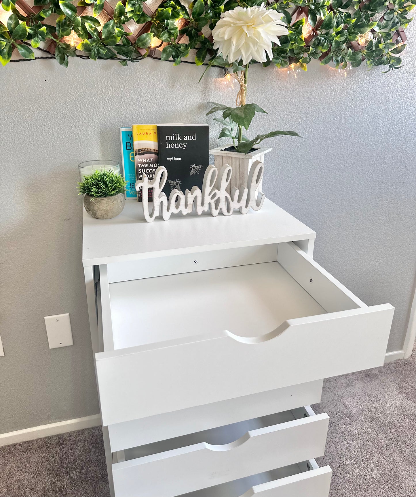 White 7 Drawer Storage Unit