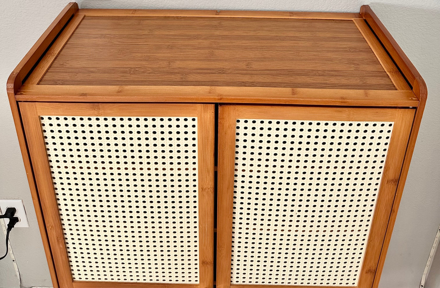 Bamboo Shoe Cabinet